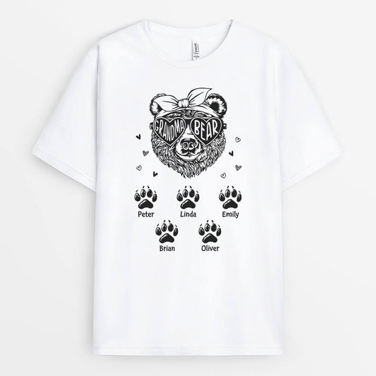 1922AUS2 personalized mama bear t shirt