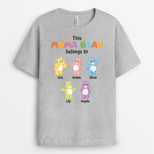 1932AUS1 personalized this mama grandma bear belongs to t shirt_2