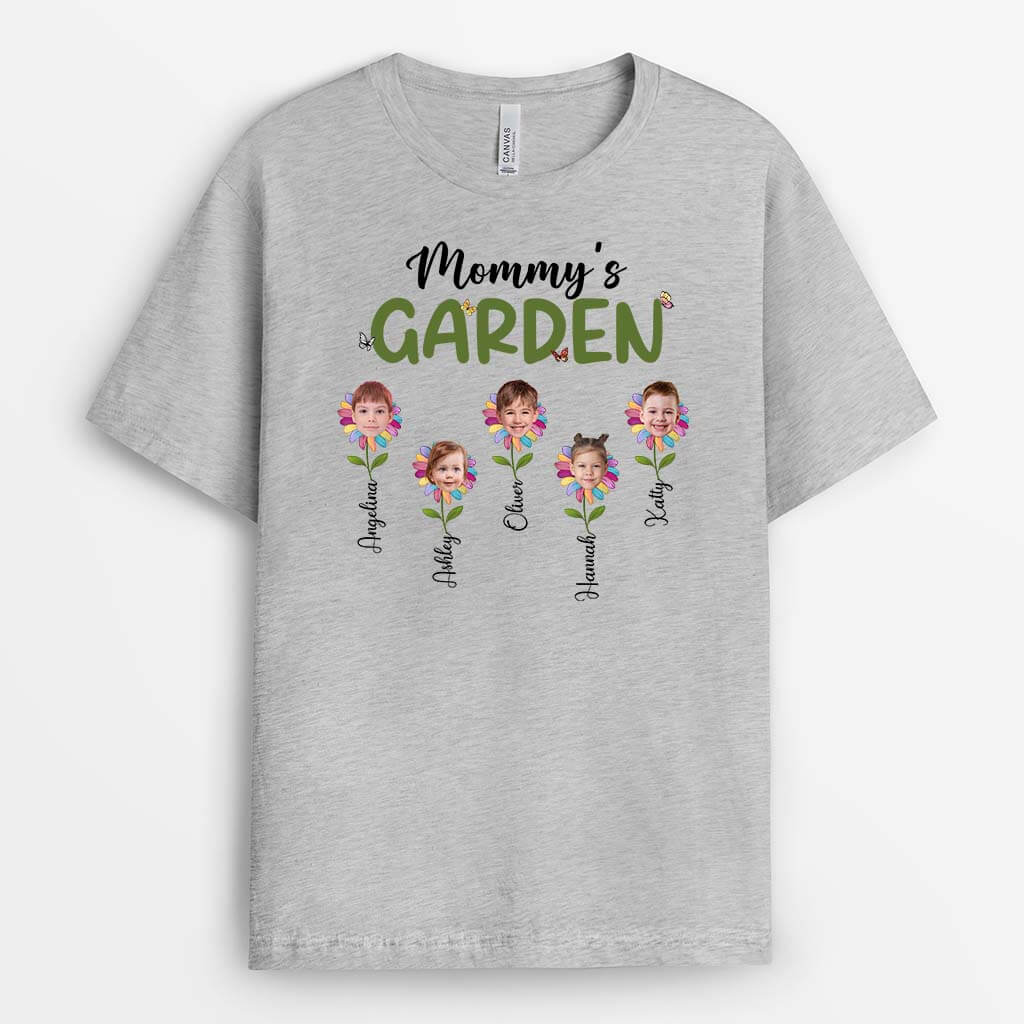 1941AUS2 personalized mommys grandmas garden t shirt