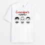 1957AUS1 personalized grandpa daddys gang with kids t shirt