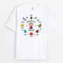 1959AUS1 personalized grandma mommys garden plants and insect t shirt