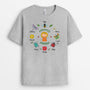 1959AUS2 personalized grandma mommys garden plants and insect t shirt
