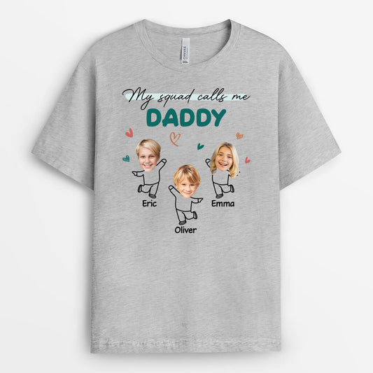 1962AUS2 personalized my squad calls me grandma mommy t shirt