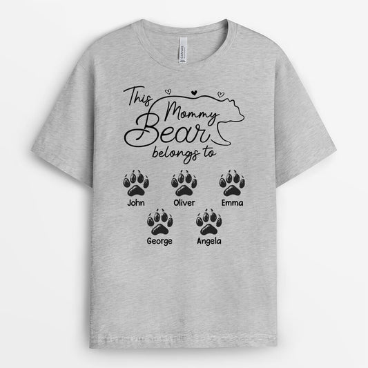 1973AUS1 personalized this mama grandma bear belongs to t shirt