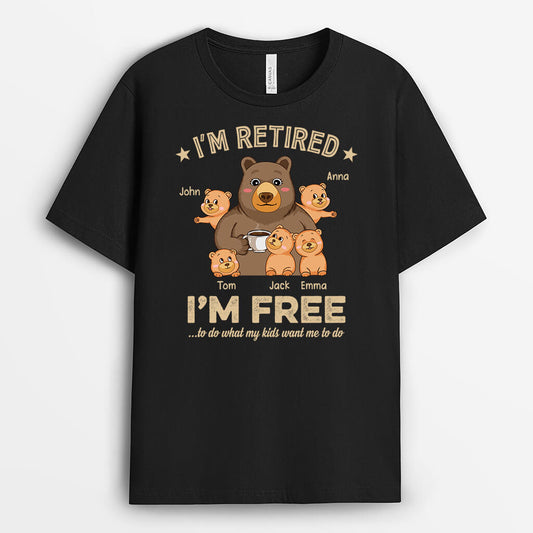 1988AUS1 personalized im free to do what my kids want me to do mom version t shirt