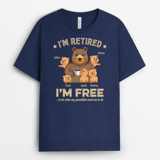 1988AUS2 personalized im free to do what my kids want me to do mom version t shirt