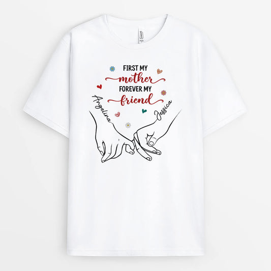 1995AUS1 personalized first my mother forever my friend t shirt