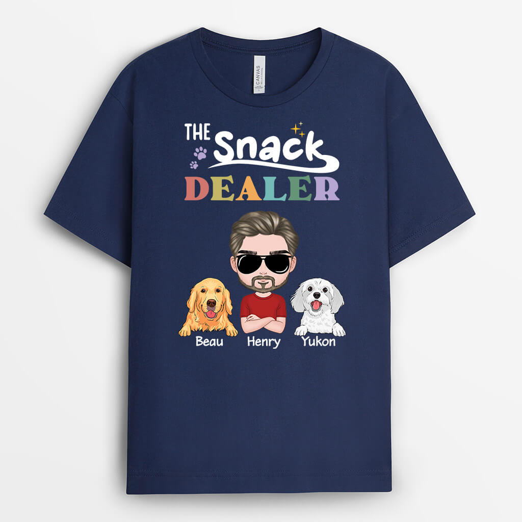 2010AUS2 personalized the snack dealer dogs t shirt