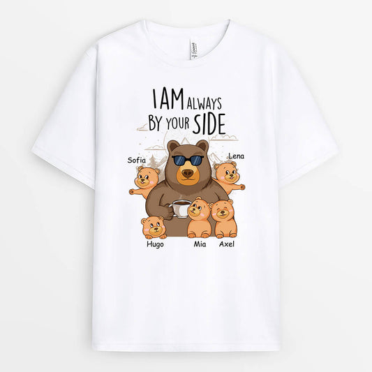 2020AUS1 personalized i am always by your side  papa t shirt