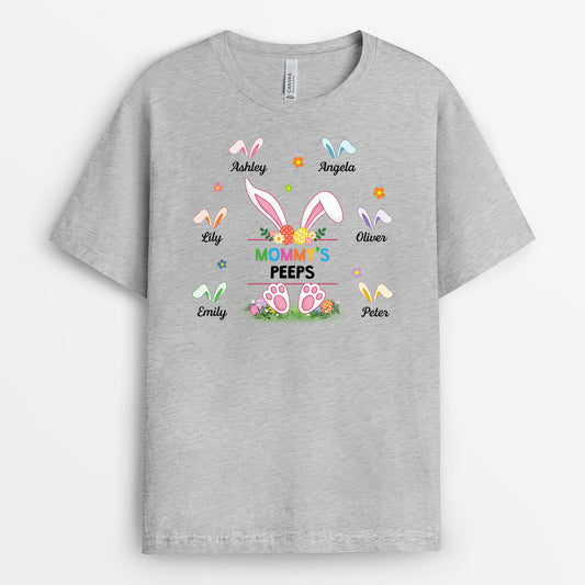 2034AUS2 personalized grandmas peeeps t shirt