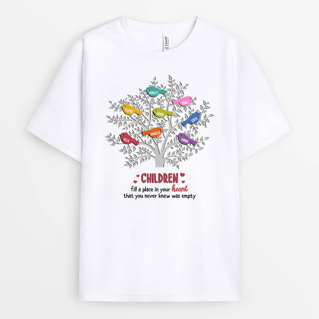 2042AUS1 personalized grandchildren hold our hands for just a while but our hearts forever t shirt