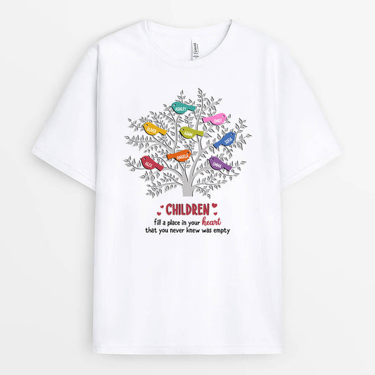 2042AUS1 personalized grandchildren hold our hands for just a while but our hearts forever t shirt