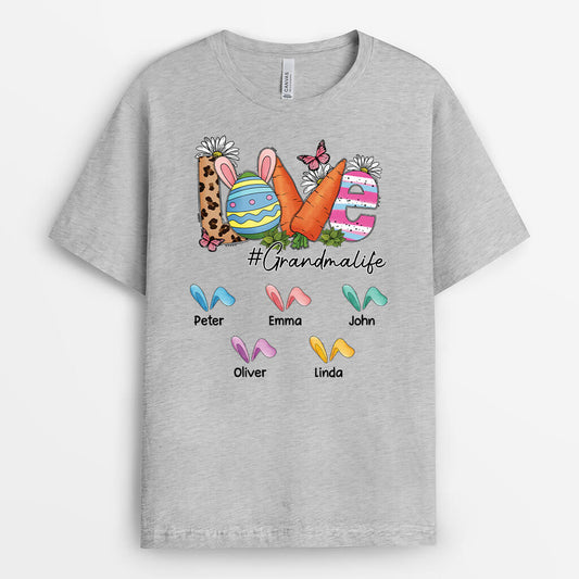 2047AUS1 personalized love grandmas life t shirt_2