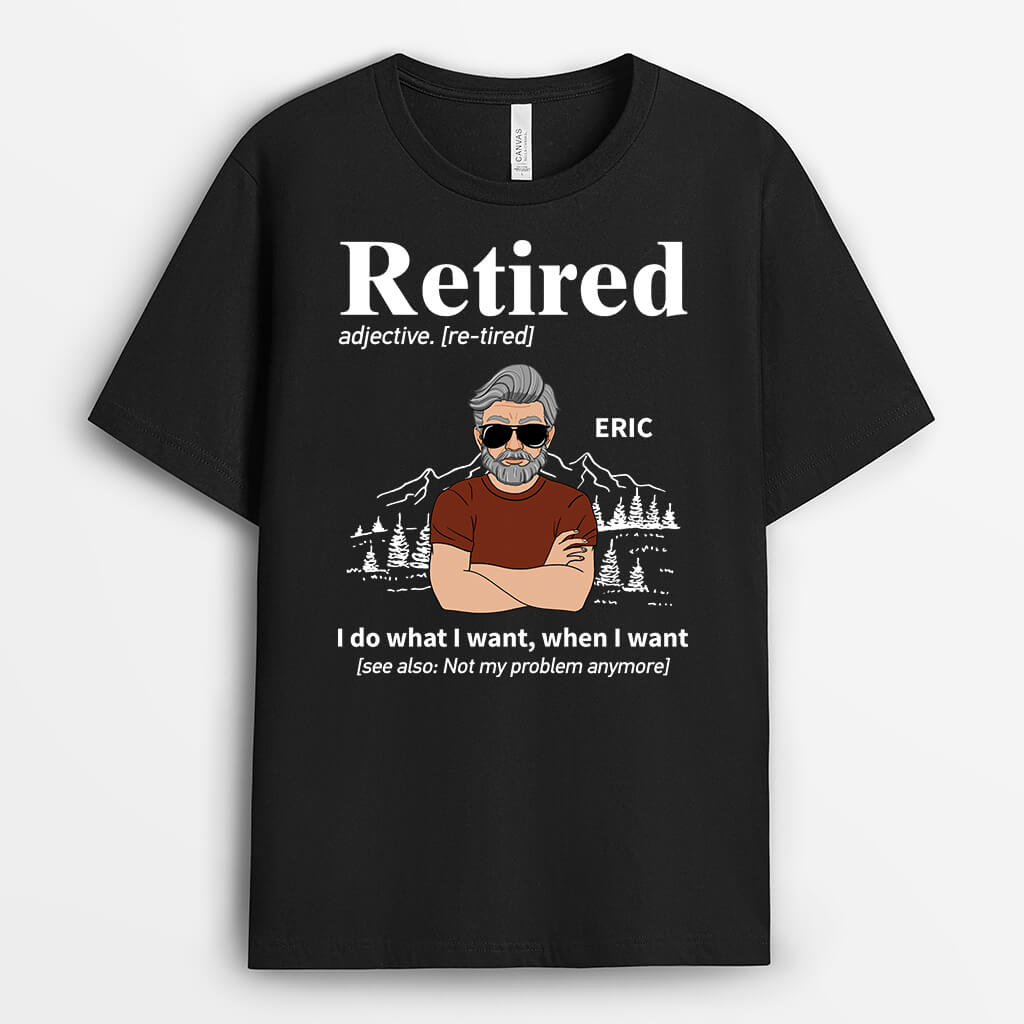 2071AUS1 personalized i do what i want when i want t shirt
