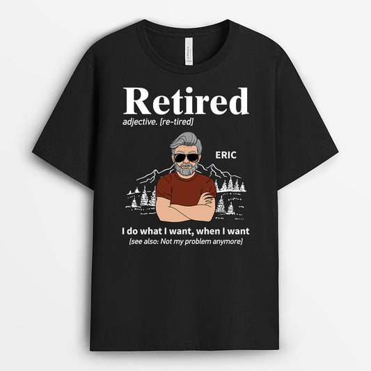 2071AUS1 personalized i do what i want when i want t shirt