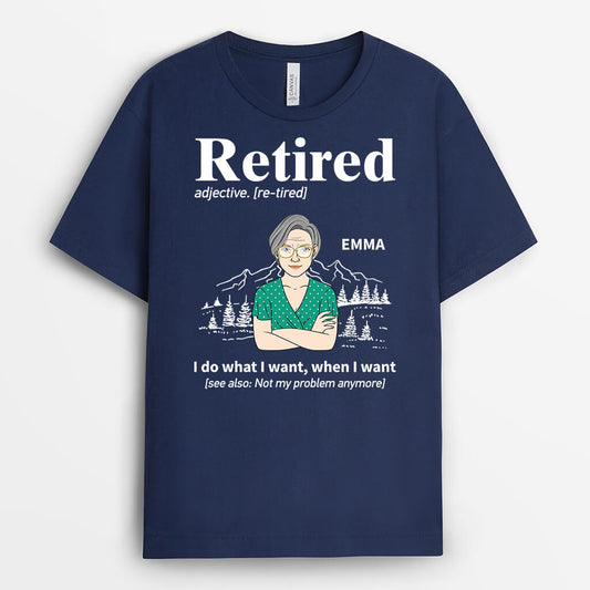2071AUS2 personalized i do what i want when i want t shirt