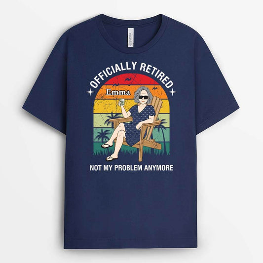 2072AUS2 personalized officially retired t shirt