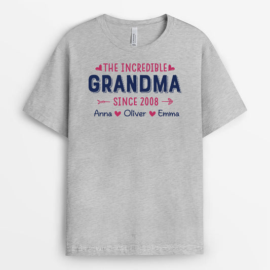 2086AUS2 personalized the incredible mom t shirt