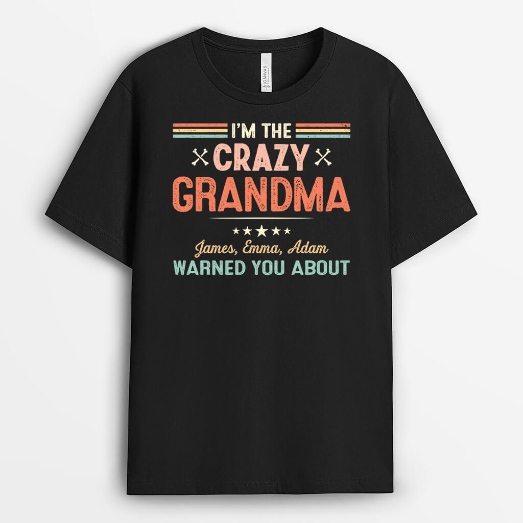 2098AUS1 personalized im the crazy daddy grandpa t shirt