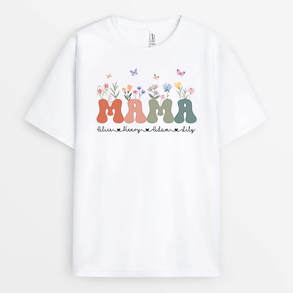 2115AUS1 personalized mamas garden t shirt