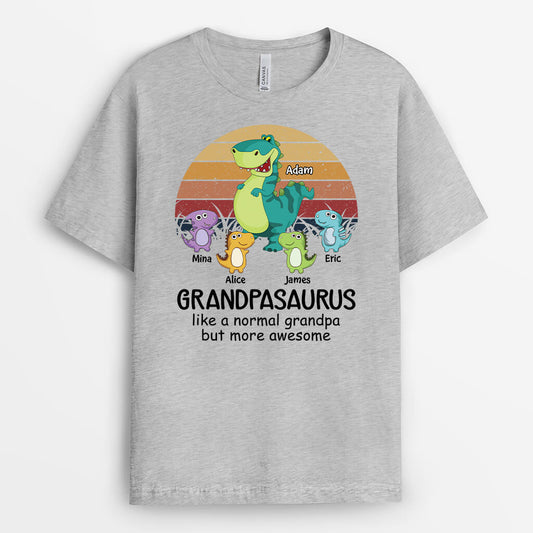 2131AUS1 personalized daddysaurus t shirt