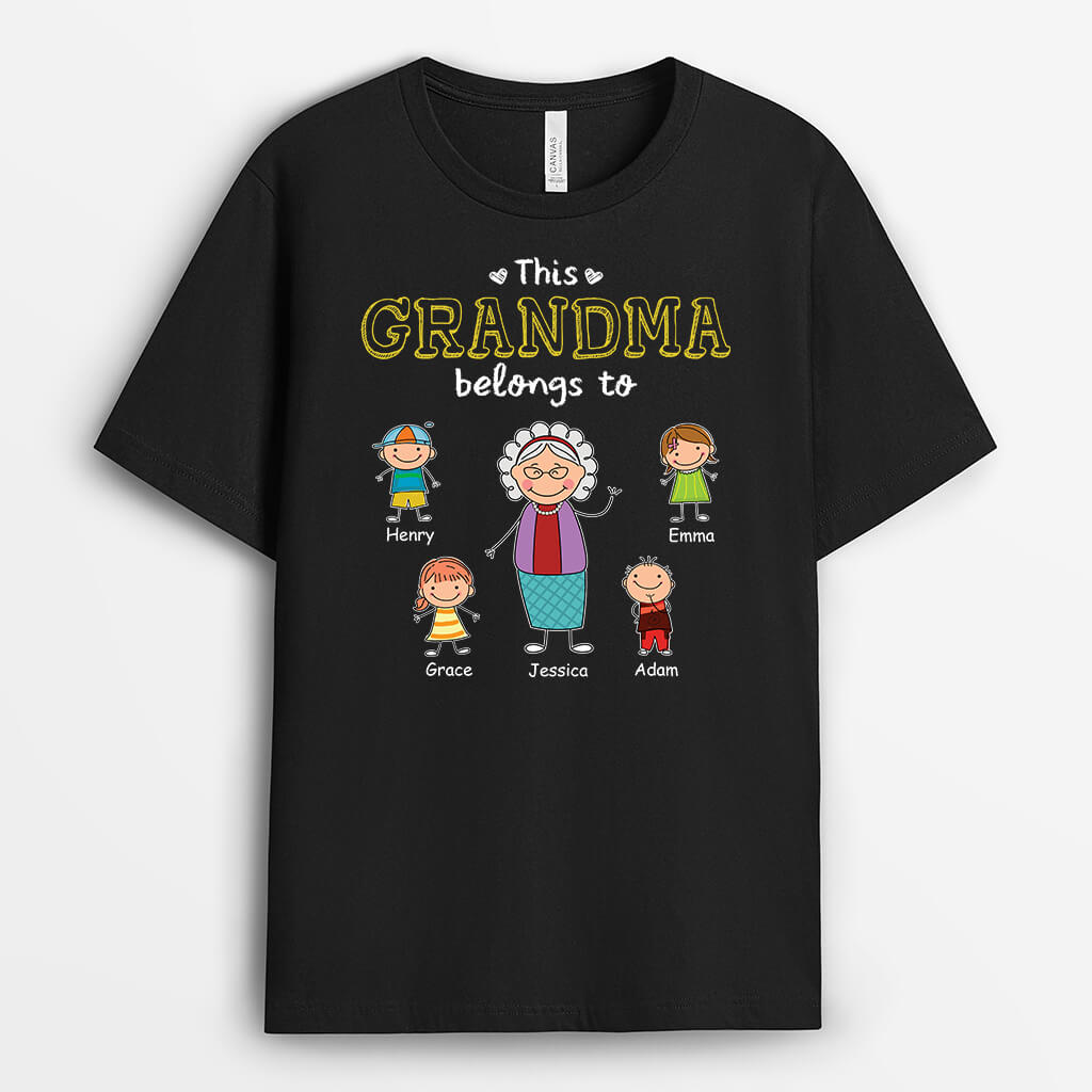 2146AUS1 personalized this grandad belongs to t shirt