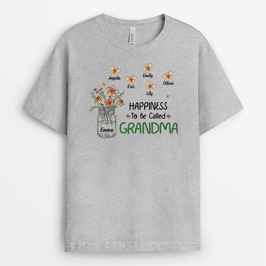 2151AUS2 personalized happiness to be called mom t shirt