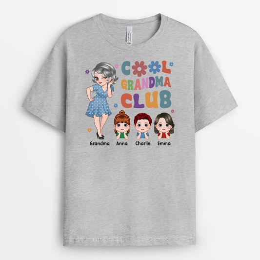 2159AUS2 personalized cool mommy grandma club t shirt