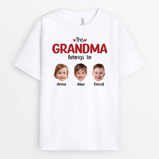 2168AUS1 personalized this mommy belongs to t shirt