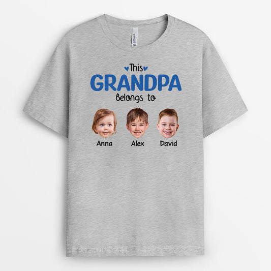 2168AUS2 personalized this mommy belongs to t shirt