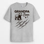 2171AUS1 personalized papa bear t shirt