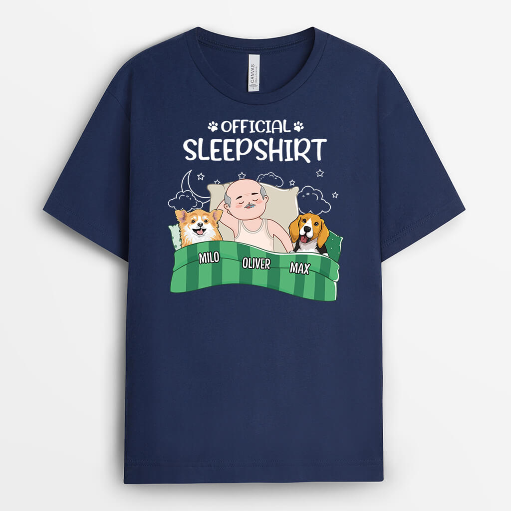 2216AUS2 personalized best dog official sleepshirt t shirt