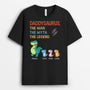 2440AUS1 personalized daddysaurus t shirt