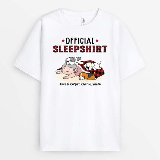 2876AUS1 official sleepshirt t shirt  custom dog themed gifts
