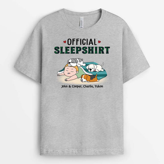 2876AUS2 official sleepshirt t shirt  custom dog themed gifts