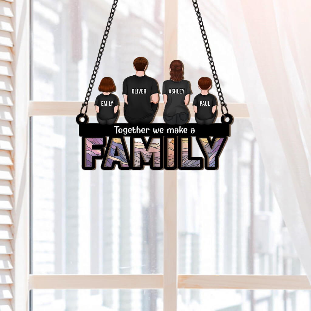 3785UUS2 together we make a family suncatcher personalized family presents 3785U6H5I