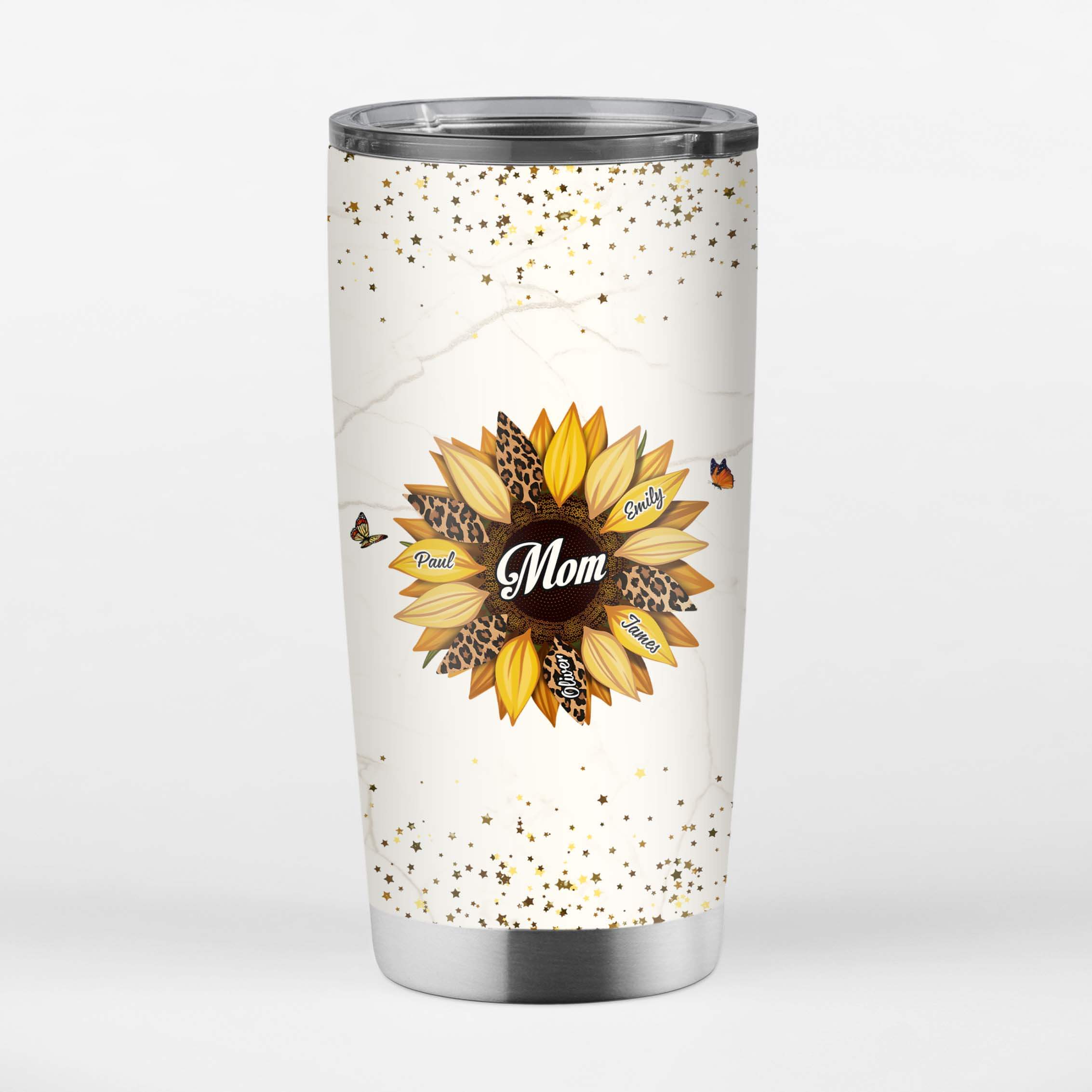 3827TUS2 personalized 20 oz tumbler sunflower gifts for nana mom 3827T5E3A