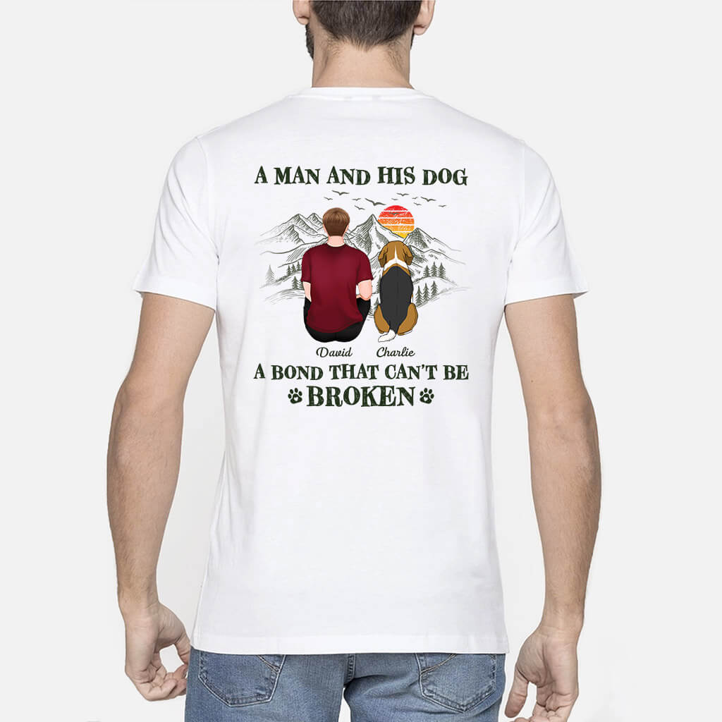 PersonalizedAGirlBoyAndHerHisDogT shirt_2