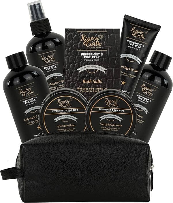 Luxury Grooming Basket for Boyfriend Anniversary