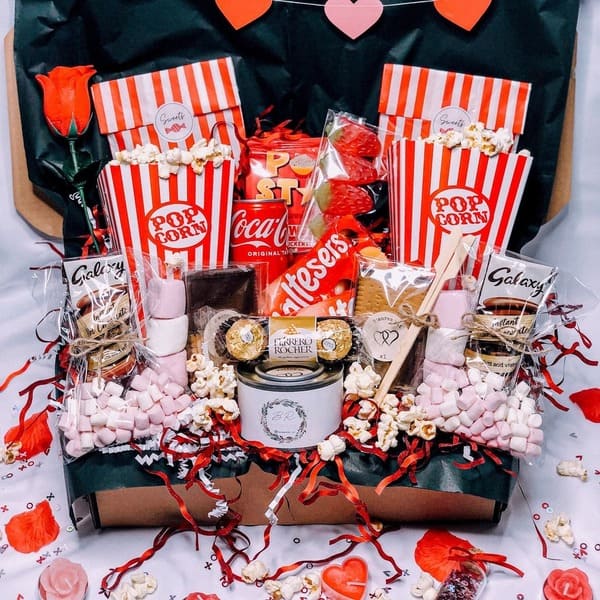 Movie Date Night Basket for Couples