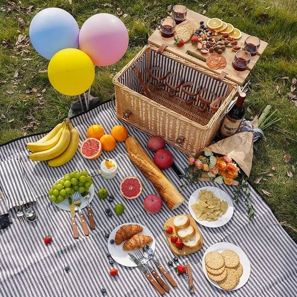 Picnic Date Night Basket for Couples