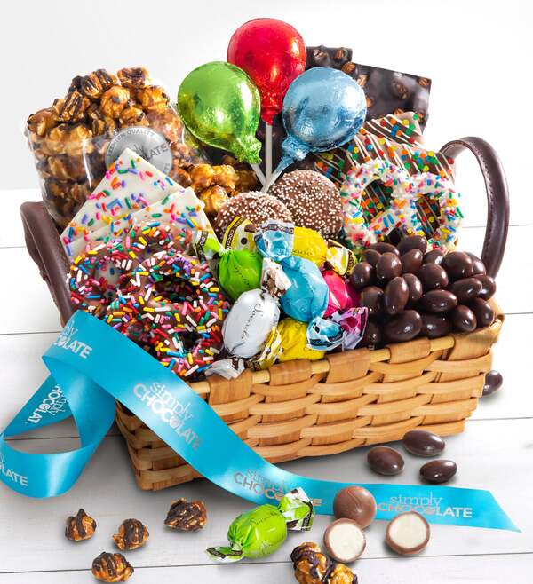 Sweet Tooth Birthday Basket for Boyfriend