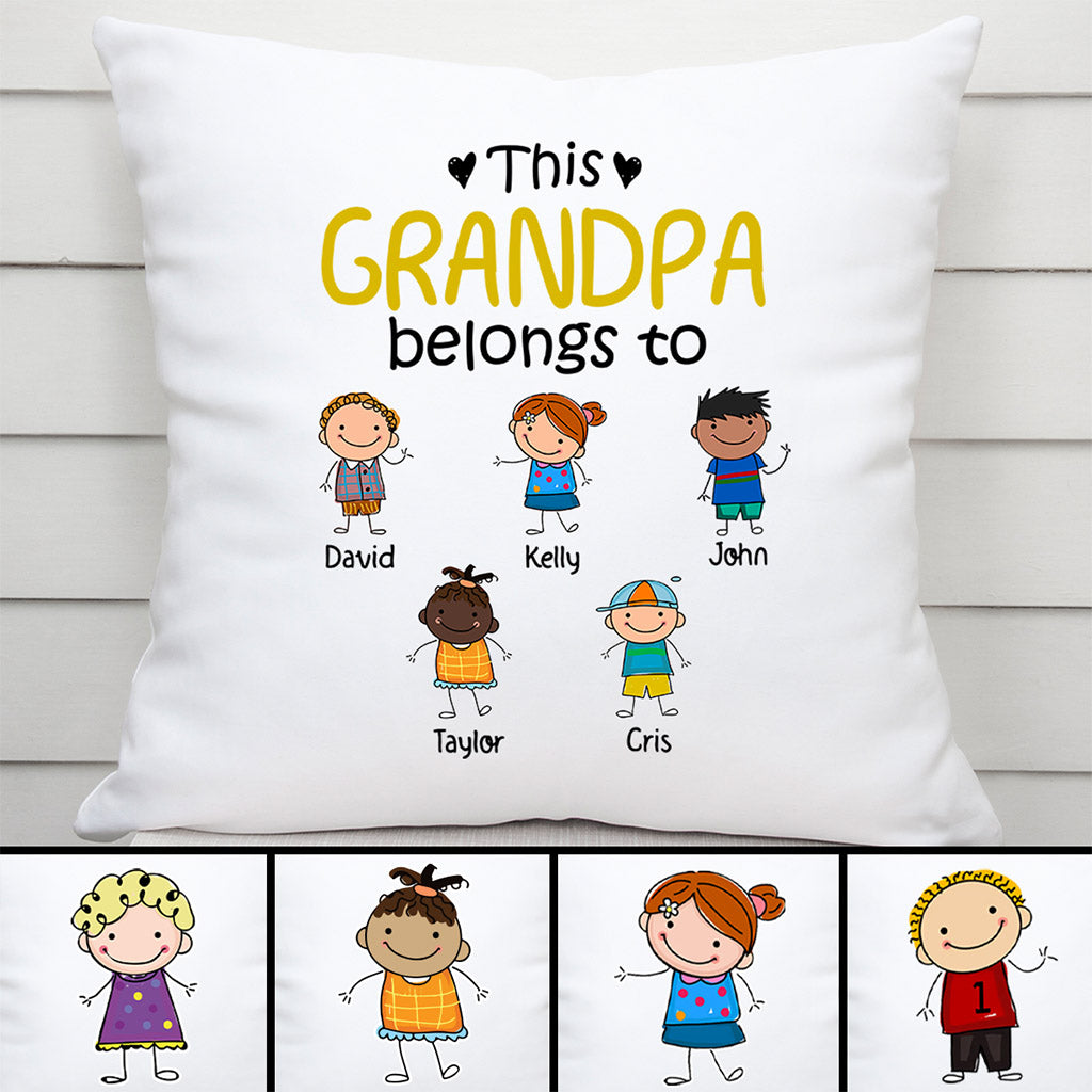0014P020BUS1 Customized Pillows Gifts Kids Grandpa Dad
