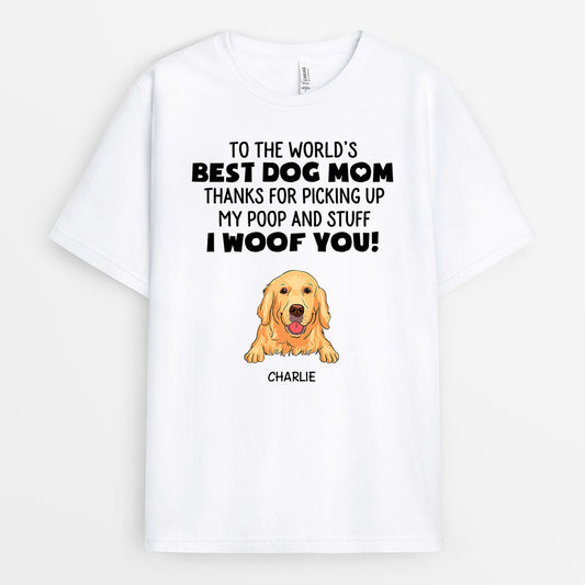 0217A160CUS1 Personalized T shirts Gifts Dog Lovers Text