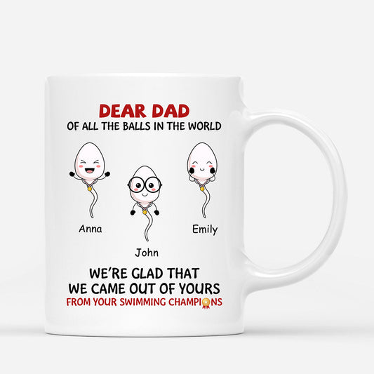 0277M248BUS1 Personalized Mug Gifts Kid Grandpa Dad