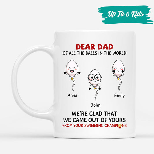 0277M248BUS2 Customized Mug Presents Kid Grandpa Dad