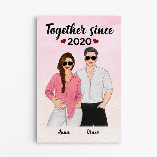0367C160GUS2 Personalized Canvas Presents  Couples