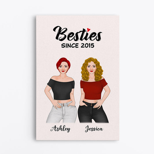 0370C267FUS1 Personalized Canvas Gifts Besties