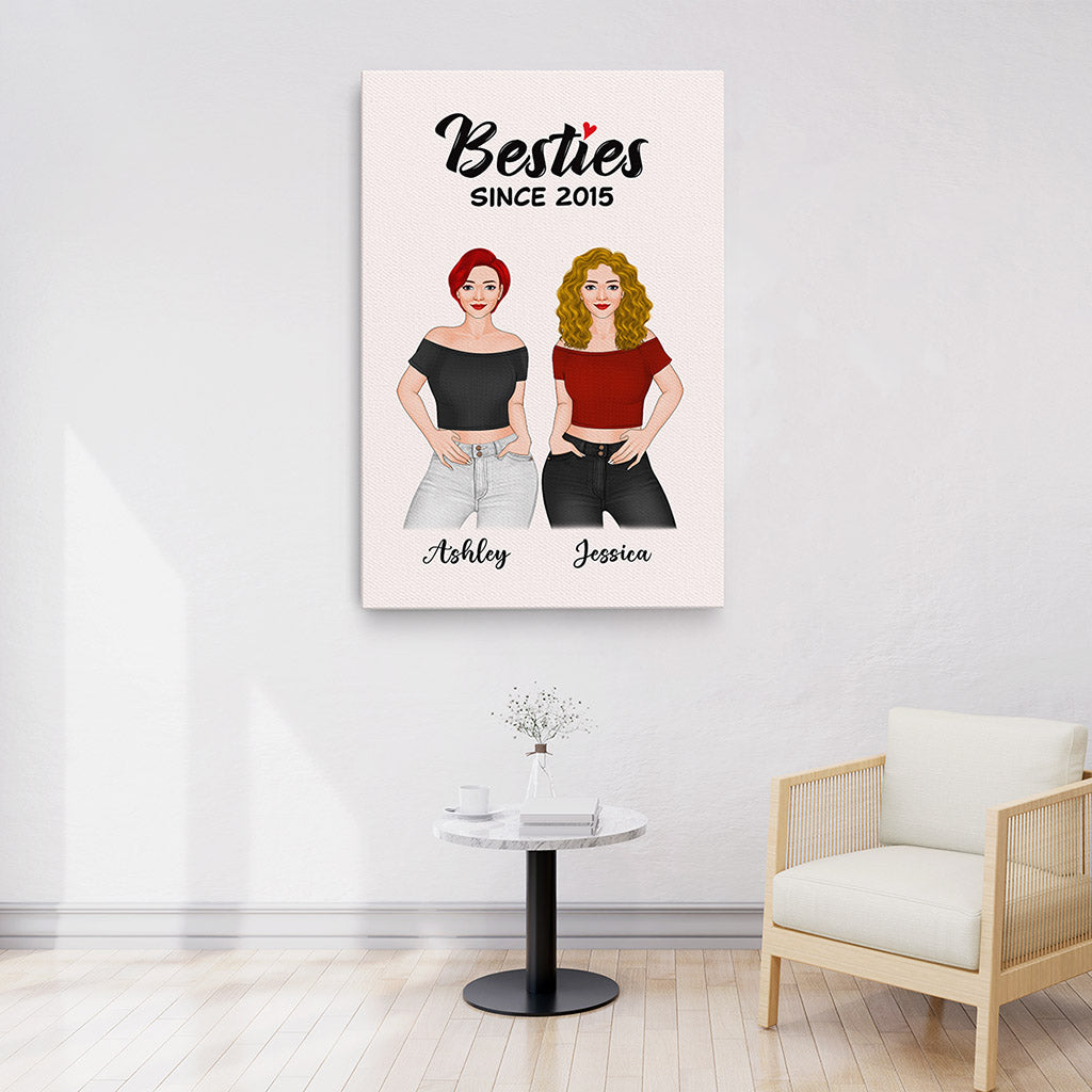 0370C267FUS3 Personalized Canvas Gifts Besties