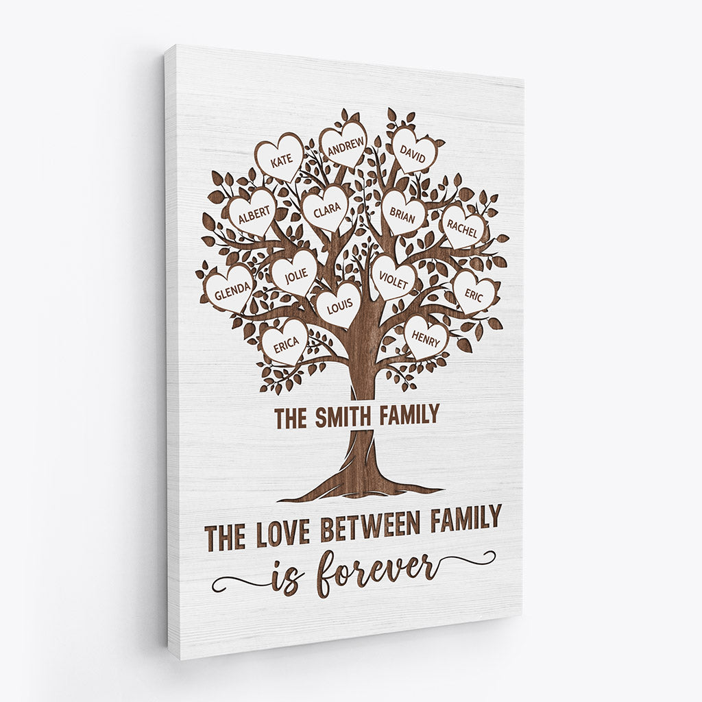 0373C248IUS2 Customized Canvas Presents Tree Family